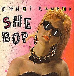 Single Artwork for Cyndi Lauper's She Bop