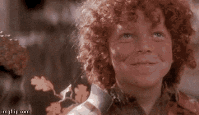 Final Neverland scene from Hook (1991)
Peter Pan is flying away and the Lost Boys are watching him leave.
As he fades from site, one of them remarks "That was a great game."